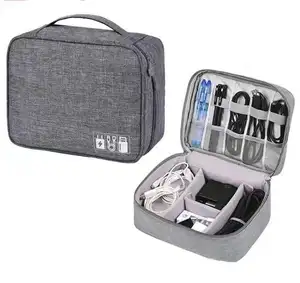 Accessoires électroniques étanches portables voyage sac de rangement USB câble insérer des lecteurs Flash organisateur pour un voyage facile