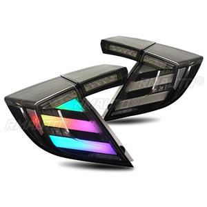 Para Honda Civic hatchback 2016-2021, luz diurna LED, luz antiniebla impermeable, conjunto de luces traseras para coche, kit de carrocería - Product Image 6