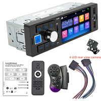 Autoradio 1DIN Lecteur MP5 Écran tactile 4 pouces avec double USB FM et M-60 Type-C avec bande AM Wave Garantie 1 an