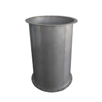 Services de soudage, découpe laser, pliage et fabrication de tôles sur mesure en acier inoxydable 304 pour grands bobins, cônes, barils et réservoirs