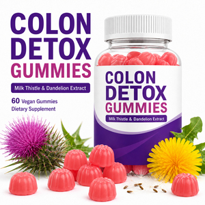 Extrait de Chardon-Marie Biologique Végétalien de Haute Qualité – Gommes Détoxifiantes pour Nettoyage du Côlon en 15 Jours – Favorise la Perte de Poids et l'Immunité chez l'Adulte - Product Image 5