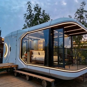 Casas Modulares Tipo Cápsula Espacial para Playa, Cabañas Glamping para Jardín, Casa Contenedor - Product Image 4