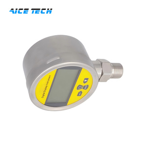 Manomètre hydraulique à cadran numérique AICE TECH, <span class=keywords><strong>40</strong></span> MPA, remplace le baromètre hydraulique à membrane, pour la pression d'air - Product Image 1