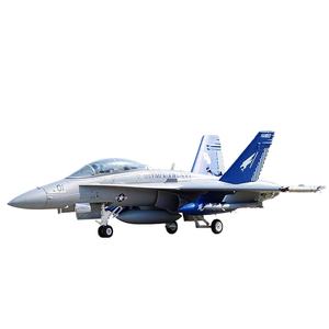 Pesawat tempur F/A-18 Hornet model elektrik FMS 80mm ducted, rakitan kendali jarak jauh, pesawat sayap tetap - Product Image 3
