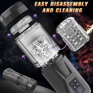 Automatischer Männlicher Masturbator Penispumpe USB-Aufladbar mit 7 Vibrationsmodi Stoß- und Rotationsfunktionen für Erwachsene Männer - Product Image 5