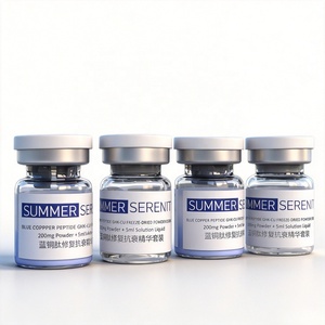 Soin réparateur de la peau, traitement de l'acné, tripeptide-1, peptide de cuivre, poudre lyophilisée, sérum pour le visage, anti-âge, GHK-CU, peptide de cuivre bleu - Product Image 6