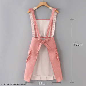 Delantal Personalizado <span class=keywords><strong>con</strong></span> Logotipo para Tienda de Té <span class=keywords><strong>con</strong></span> Leche, Ropa de Trabajo de Lona para Cocina y Hogar para Mujer, Nuevo Estilo Personalizable 2026, Dedicado al Servicio de Alimentos - Product Image 4