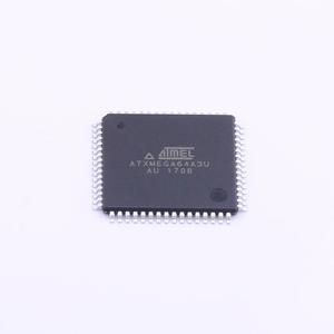 MCU 8-bit/16-bit XMEGA AVR RISC 64KB Flash 1.8V/2.5V/3.3V 64-<b>Pin</b> TQFP - Trays ATXMEGA64A3U-AU - Product Image 1