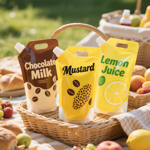 Sac d'emballage PET/LDPE/VM personnalisé avec bec verseur pour jus boisson lait et gelée pour enfants sac en aluminium durable - Product Image 2
