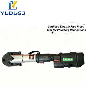 Pince à sertir hydraulique électrique sans fil professionnelle YILI, outil de pressage portable rechargeable pour tuyaux en acier inoxydable et en cuivre - Product Image 1
