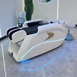 Nouvelle Arrivée Usine En Gros De Luxe Polyvalent Cheveux Lavage Chaise Salon Table De Massage Vapeur Massage Shampooing Lit avec Plateau - Product Image 3