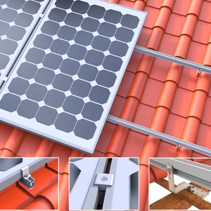 Nouvelles idées de produits Structure de montage de panneaux solaires en aluminium pour toit de tuiles 2024, système de montage solaire Fujian <span class=keywords><strong>K2</strong></span> - Product Image 2