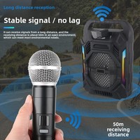 Microphone sans fil universel 4 canaux BHA YL-09, micro dynamique rechargeable, professionnel, pour karaoké, discours, scène, système PA