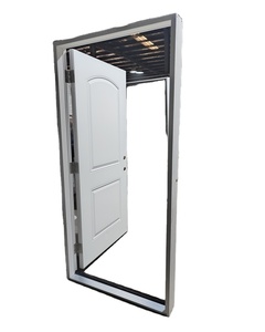 Hiện đại 2 bảng thép lối vào cửa với CAMBER Top thiết kế chống thấm nước cho căn hộ nhập nhà máy trực tiếp Bán Sỉ - Product Image 3