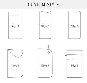 Bestclean biểu tượng tùy chỉnh sợi nhỏ dây kéo kính Pouch xách tay Kính mát Pouch chống bụi Kính mắt giữ túi - Product Image 4