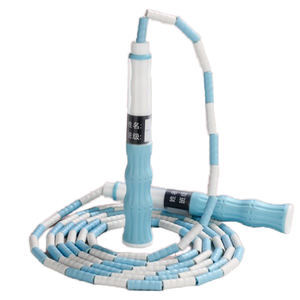 Corde à sauter professionnelle pour l'entraînement à la vitesse des enfants, longueur réglable, corde à sauter en PVC durable, portable pour l'école, la salle de sport, la remise en forme - Product Image 1