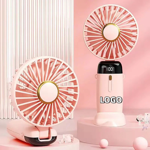 Ventilateur électrique portable pour climatiseur Mini Cooler Rechargeable Neck Fans for Home Hand Usb Conditioning Blades - Product Image 1