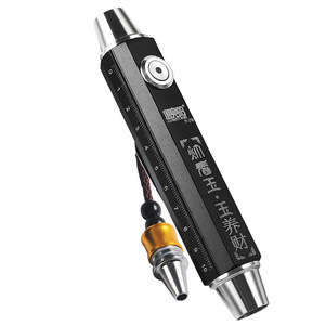 Lampe d'identification gemmologique à tête de focalisation de petit diamètre de 4 mm pour le test de bijoux et de pierres précieuses, corps métallique, LED bicolore - Product Image 2