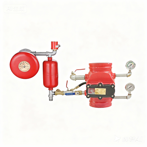 Valvola di Allarme Antincendio in Ghisa Sferoidale DN100-150, Rinforzo Angolare, Impermeabile, Resistente, Facile da Installare - Product Image 1