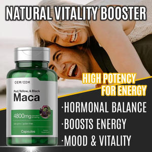 كبسولات الماكا السوداء لتعزيز الأداء الجنسي للرجال البالغين، تدعم القوة البدنية والتركيز الذهني والصحة الجنسية والطاقة الطبيعية - Product Image 3