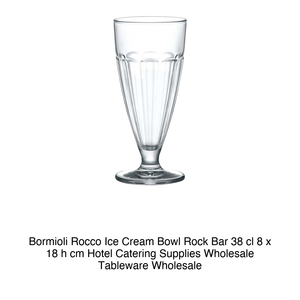 Bormioli Rocco ถ้วยไอศกรีมแท่งร็อคบาร์38 CL 8X18 H CM อุปกรณ์สำหรับโรงแรมจัดเลี้ยงขายส่ง - Product Image 2
