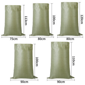 Sacos de Arena Tejidos RUIQI, Tamaño Mediano a Grande, para Control de Inundaciones, Alivio de Desastres, Material Decorativo de Polipropileno - Product Image 2