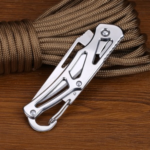 Outil multifonctionnel polyvalent en acier inoxydable de qualité DIY pour l'extérieur, couteau compact en métal, personnalisable, support OEM - Product Image 5