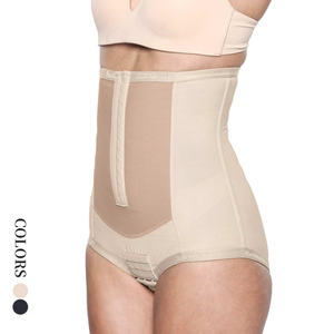 S-SHAPER 산후 이중 폐쇄 거들 코르셋 압축 오픈 가랑이 엉덩이 리프트 후 지방 흡입 쉐이프웨어 바지 여성용 - Product Image 1