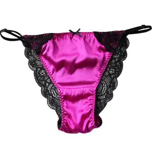 English Label new design lace and cotton women sexy lace silk underwear
