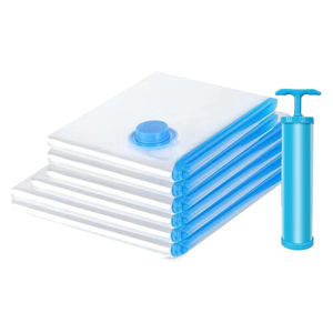 Sac sous vide de haute qualité en PA+PE, tailles S, M, L, XL, XXL et plus, pompe manuelle - Product Image 1