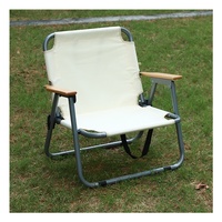 Chaise pliante de camping d'extérieur en acier carbone, chaise longue de plage portable, double fonction, dossier de loisirs multifonctionnel, chaise de pêche avec coussin
