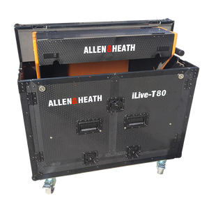 กล่องใส่เครื่องผสมเสียงแบบไฮดรอลิกปรับได้สำหรับ <span class=keywords><strong>Allen</strong></span>&<span class=keywords><strong>Heath</strong></span> ILive T80  ทำจากอะลูมิเนียมทนทาน รองรับ OEM - Product Image 1