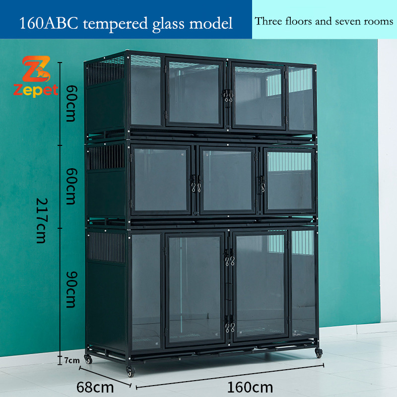 Black 160ABC tempered glass model