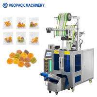 Automatische trilkom-vulmachine voor het tellen en verpakken van gummy snoepjes, soft candy en jelly candy in zakjes