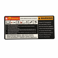 Placa de Identificación Personalizada para PC, Etiqueta Adhesiva de Policarbonato de Grado Industrial para Identificación de Equipos, Suministro al por Mayor OEM