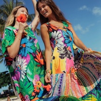 Robe longue hawaïenne personnalisée pour femme, grande taille, ensemble hawaïen en gros, robe hawaïenne élégante pour femmes