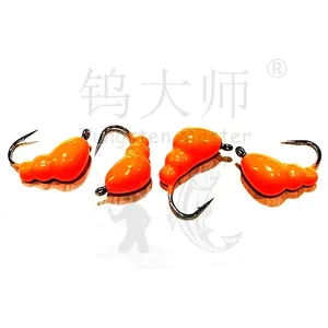 Penjualan Laris Umpan Pancing Jig Head Ice Jigging, Umpan Memancing Tungsten Ighead untuk Memancing Di Es