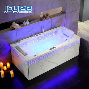 JOYEE-bañera de masaje plegable para 6 personas, bañera de hidromasaje pequeña con burbuja de chorro de aire y Altavoz bluetooth, 1 persona - Product Image 1