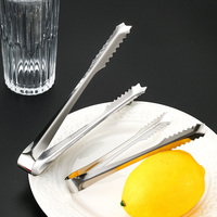 Mini cube en acier inoxydable et pinces à glace Accessoires de cuisine Outil de service pour buffet ou bar
