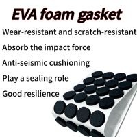 Coussin en mousse EVA auto-adhésif pour meubles, rayures anti-collision Flexible résistant à l'eau, taille personnalisable, tiroir, armoire de bureau