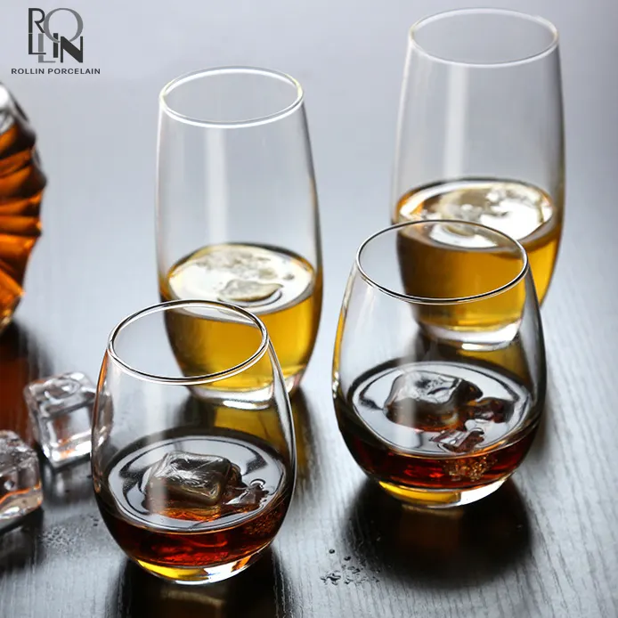 Vasos de cristal para beber de whisky de agua personalizados, fabricantes de vasos de vidrio Highball
