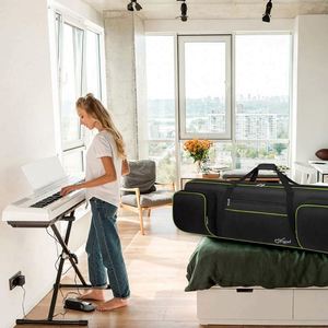 BSCI Factory BSCI Wholesale for Brand Electric Piano <b>Keyboard</b> 61 <b>Keys</b> Model A-6120-61 Soft Case Gig Bag <b>Custom</b> Logo Option - Product Image 3