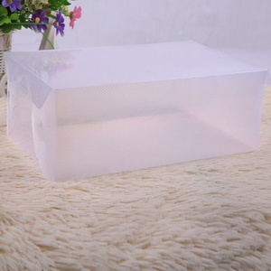 Boîte en plastique BOPP transparente pliable sur mesure de qualité alimentaire pour emballage sous blister, avec logo/design graphique personnalisé, pour chaussures durables - Product Image 2
