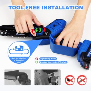 New <b>Mini</b> 6/8 Inch Brushless <b>Cordless</b> Pole <b>Chainsaw</b> Battery DIY OEM Pruning Tool <b>Chainsaw</b>-4in-24V <b>Mini</b> <b>Chainsaw</b> <b>Chainsaw</b>-4in-24V - Product Image 4