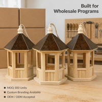 Nichoir extérieur en bois personnalisé pour oiseaux – Abri et cage en bois pour oiseaux – Maison en bois pour oiseaux