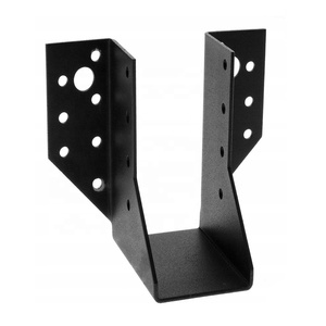 Soporte Conector de Fijación Externa para Pérgola de Acero Negro con Recubrimiento en Polvo de Alta Resistencia - Product Image 5