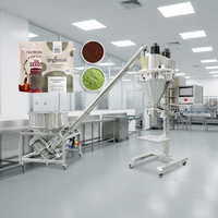 Macchina Riempitrice Semiautomatica Verticale a Coclea per Cosmetici, Detergenti, Fagioli, Caffè in Polvere, Granuli e Particelle - Macchinari per Confezionamento