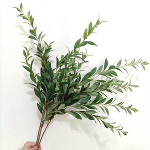 ก้านยูคาลิปตัสเทียมสีเขียวต้นยูคาลิปตัสเกรดต้นเงินดอลล่าร์สำหรับตกแต่งงานแต่งงาน - Product Image 1