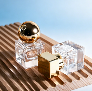 Flacone di Profumo Quadrato in Vetro <span class=keywords><strong>da</strong></span> 15ml, Trasparente, Vuoto, con Tappo a Sfera e Collo a Crimp, Dispenser per Cosmetici e Fragranze - Product Image 1
