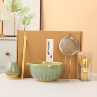 Ensemble de mélangeur à matcha avec logo personnalisé, fouet en bambou, accessoires de cérémonie du matcha, marque blanche